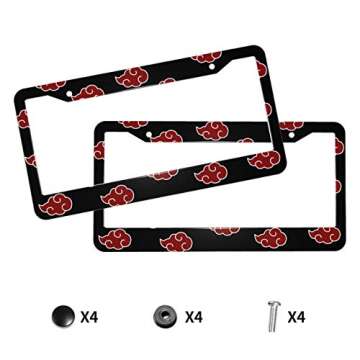 Cloud License Plate Frame Set Durable Car Decor