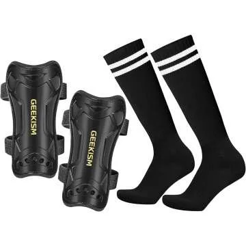 Youth Soccer Shin Guards - Premium Protection for Kids