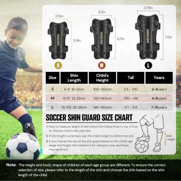 Youth Soccer Shin Guards - Premium Protection for Kids