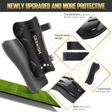 Youth Soccer Shin Guards - Premium Protection for Kids