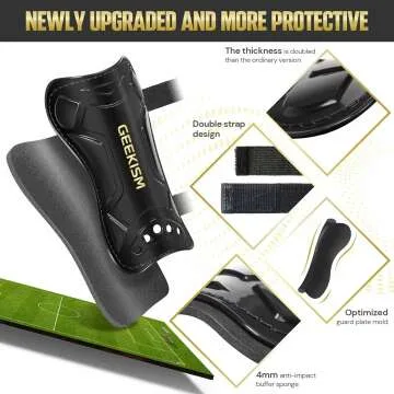 Youth Soccer Shin Guards - Premium Protection for Kids