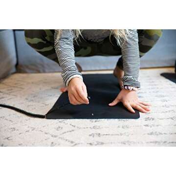 Earthing Universal Mat Kit 2 Pack, Clint Ober's Products, Grounding Mats for Office, Living Room, Kitchen