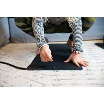 Earthing Universal Mat Kit 2 Pack, Clint Ober's Products, Grounding Mats for Office, Living Room, Kitchen