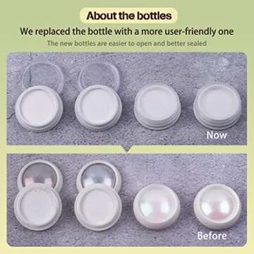 Artdone 4 Jars Chrome Nail Powder Metallic Mirror Effect Pigment Chrome Iridescent Aurora Nail Glitter Mermaid White Pearl Glitter Dust Kit for Gel Polish Nail Art Decoration, Resin Craft