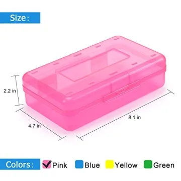 Stylish Tamaki Large Capacity Pink Pencil Box for Organizing