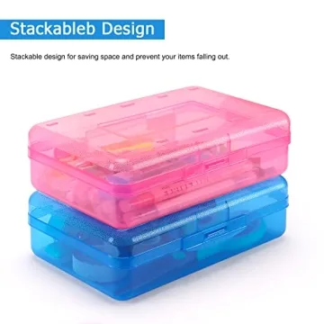Stylish Tamaki Large Capacity Pink Pencil Box for Organizing