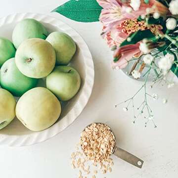 Mora Ceramic Classic 9 Inch Pie Pan Set of 2 - Round Pie Plate for Baking Apple/Pumpkin Pies, Quiche, Rolls, etc. Dishwasher and Oven Safe Dishes, Shallow Pans for Original Recipes - Vanilla White
