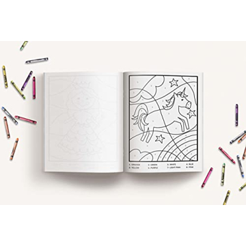 The Color by Number Book for Girls with Cute Designs