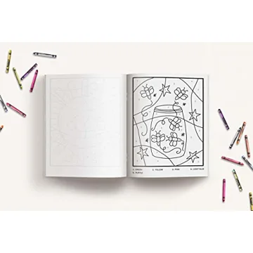 The Color by Number Book for Girls with Cute Designs