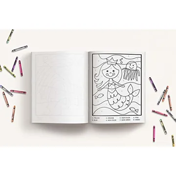 The Color by Number Book for Girls with Cute Designs