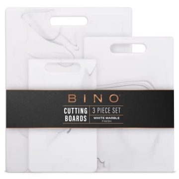 BINO Cutting Board Set - 3-Piece Kitchen Essentials for Food Prep
