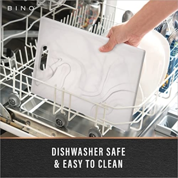 BINO 3-Piece BPA-Free Cutting Board Set for Kitchen Use