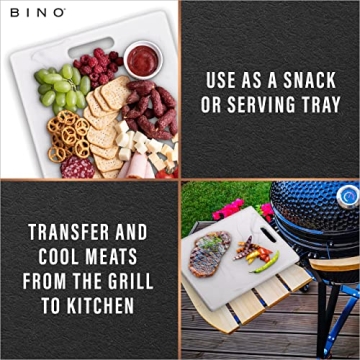 BINO 3-Piece BPA-Free Cutting Board Set for Kitchen Use