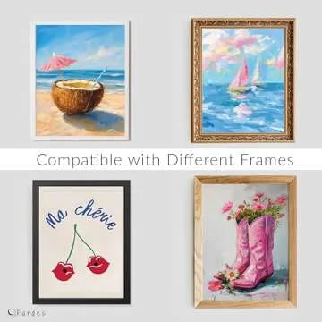 Coastal Cowgirl Wall Art - Beachy Decor Prints
