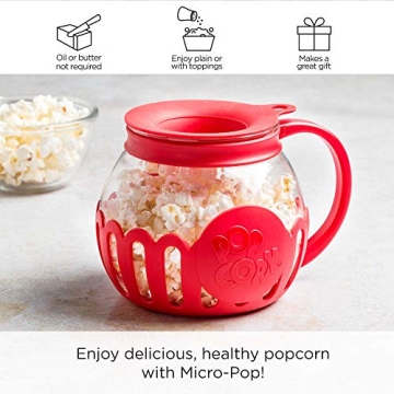 Ecolution Micro-Pop Popcorn Popper - BPA Free & Dishwasher Safe