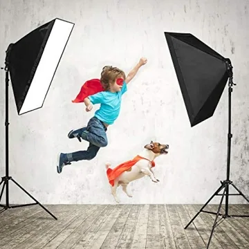Frunsi 5500K Softbox Lighting Kit for Photography Excellence