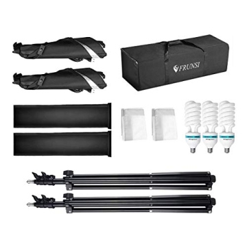 Frunsi 5500K Softbox Lighting Kit for Photography Excellence