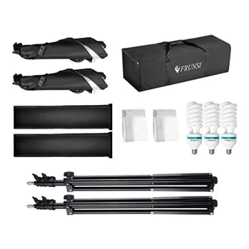 Frunsi 5500K Softbox Lighting Kit for Photography Excellence