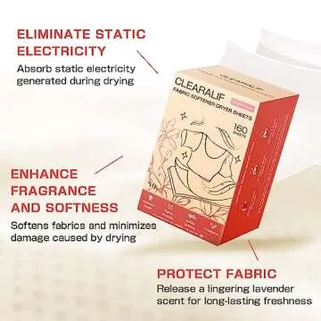 CLEARALIF Eco-Friendly Laundry Sheets Kit with Magnolia Scent