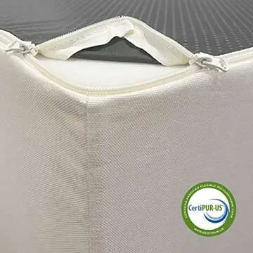 Best Pet Supplies Dog Stairs & Steps - Foam Steps for Small Dogs & Cats, Non-Slip Indoor Balanced Pet Step Support, Dog Ramp, No Assembly, Ivory, 4-Step (18-inch Height).