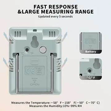 DOQAUS Digital Hygrometer Accurate Humidity Monitor