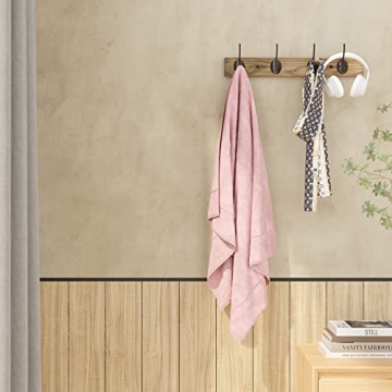 VERTORGAN Coat Rack Wall Mounted with 4 Hooks for Any Room