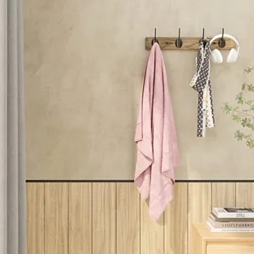 VERTORGAN Coat Rack Wall Mounted with 4 Hooks for Any Room