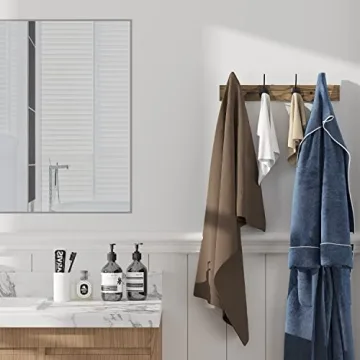 VERTORGAN Coat Rack Wall Mounted with 4 Hooks for Any Room