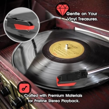 Diamond Stylus Replacement Kit for Crosley, Victrola LP Players
