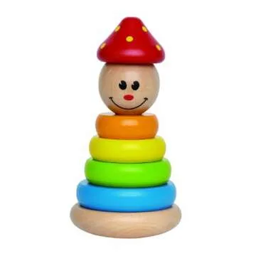 Hape Clown Stacker Educational Wooden Toy for Toddlers
