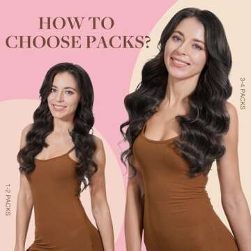 GOO GOO Tape in Hair Extensions Human Hair, 1 Jet black, 20inch 50g 20pcs, Thick Ends Straight Seamless Tape in, Invisible Tape in Hair Extensions Human Hair