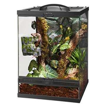 Zilla Vertical Décor Rock Cave 8.75 x 5.875 x 7.25",Grey