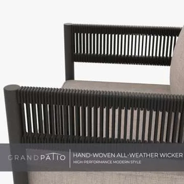 Grand Patio 5-Piece Outdoor Wicker Furniture Set