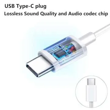 High-Quality USB C Headphones with Microphone Volume Control