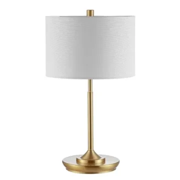 Stylish Safavieh Taren Table Lamp Set - Modern Brass Gold