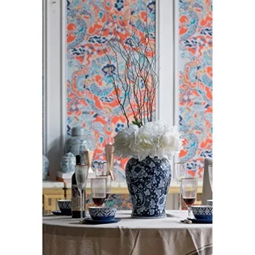 A&B Home 18" Porcelain Decorative Ginger Jar Centerpiece