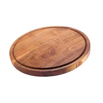 Kaizen Casa Round Wood Cutting Board - Stylish & Functional