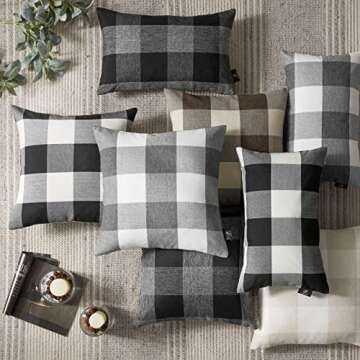 Gingham Buffalo Check Plaid Pillow Covers for Home Decor