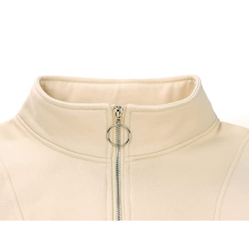 MISSACTIVER Women’s Oversized Half Zip Sweatshirt - Perfect for Casual Wear