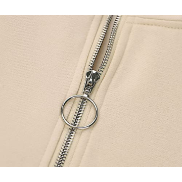 MISSACTIVER Women’s Oversized Half Zip Sweatshirt - Perfect for Casual Wear