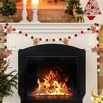 Whaline 8.2Ft Gingerbread Banner for Festive Decor