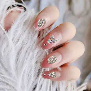 48pcs Colorful Rhinestones for Stunning Nail Art Decoration