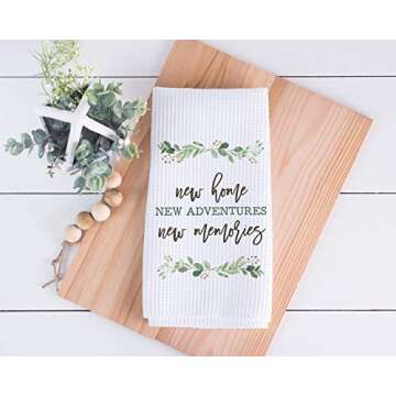 CANARY ROAD Housewarming Dish Towel | New Homeowner Gift | Housewarming Towel | New Home Owner Prese...