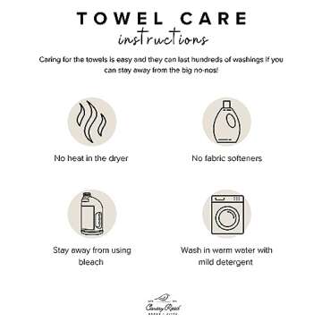 CANARY ROAD Housewarming Dish Towel | New Homeowner Gift | Housewarming Towel | New Home Owner Present