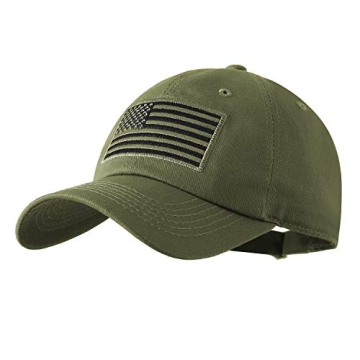 IIN American Flag Baseball Cap - Tactical US Military Style Hat for All