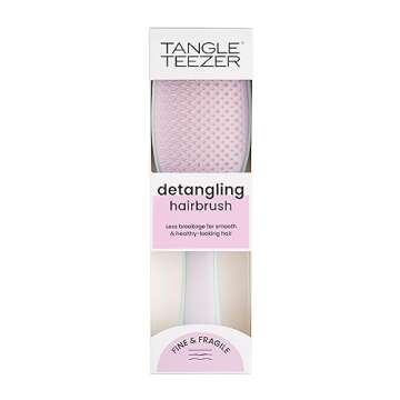 Gentle Detangling Duo: Tangle Teezer Brush for Fine, Fragile Hair