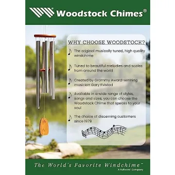 Woodstock Wind Chimes for Garden Decor and Relaxation