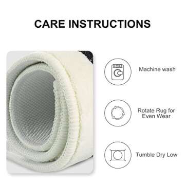 Lukinbox You Look Good Bath Mat with Non-Slip Backing, Beige Bath Rugs for Bathroom, Small Cute Funny Microfiber Washable Bathroom Rug Mat for Entryway Indoor Doormat Shower Tub, 18"x26"