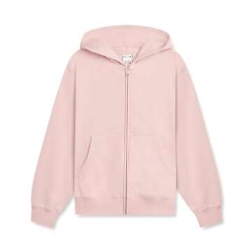 KUT & SO Oversized Zip Hoodie for Women - Cozy Comfort