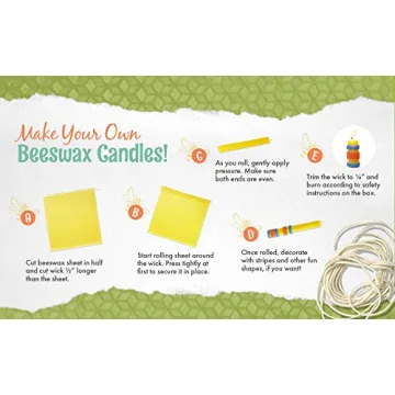 DIY Beeswax Candle Kit for All Ages - Make Your Own